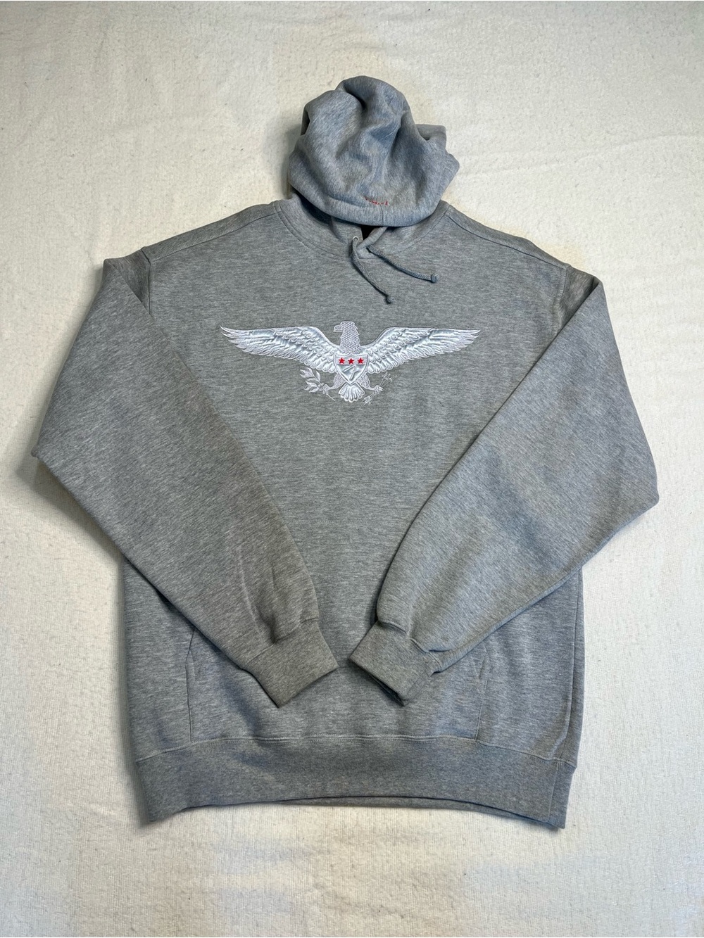 Vintage Fender Collection Da Vinci Guitar Hoodie Pullover Sweatshirt Mens L USA